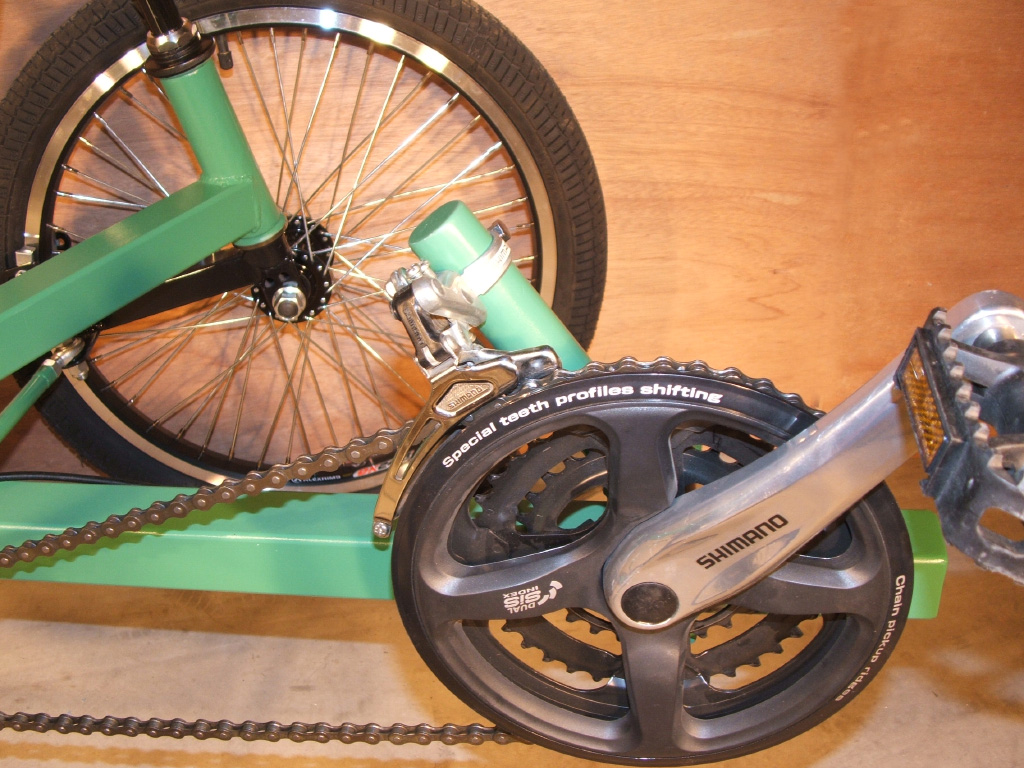 StreetFox Tadpole Trike - adjustable bottom bracket